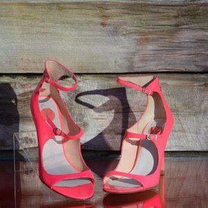 Diesel Patent Leather Hot Pink Sandal New Without box 38
